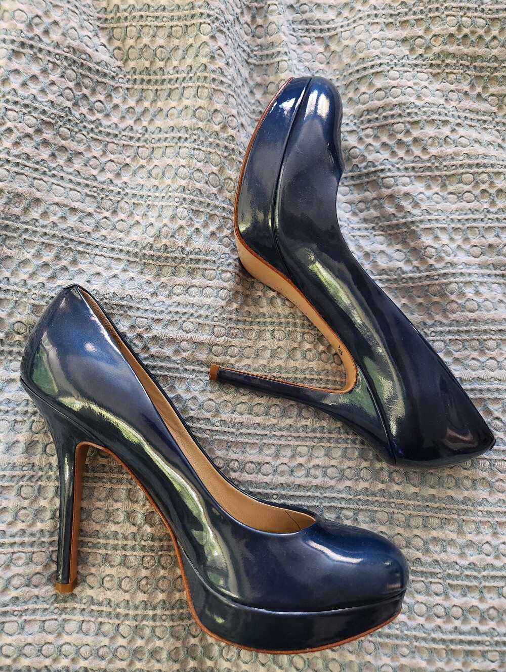 Joan & David Blue Stiletto Pumps